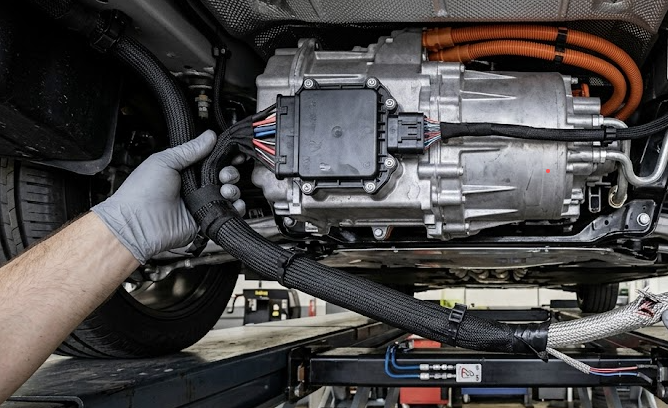 Case photo - BMW i4 eDrive40 - Ready State But No Propulsion - P0C73 Motor Position Sensor Signal Loss