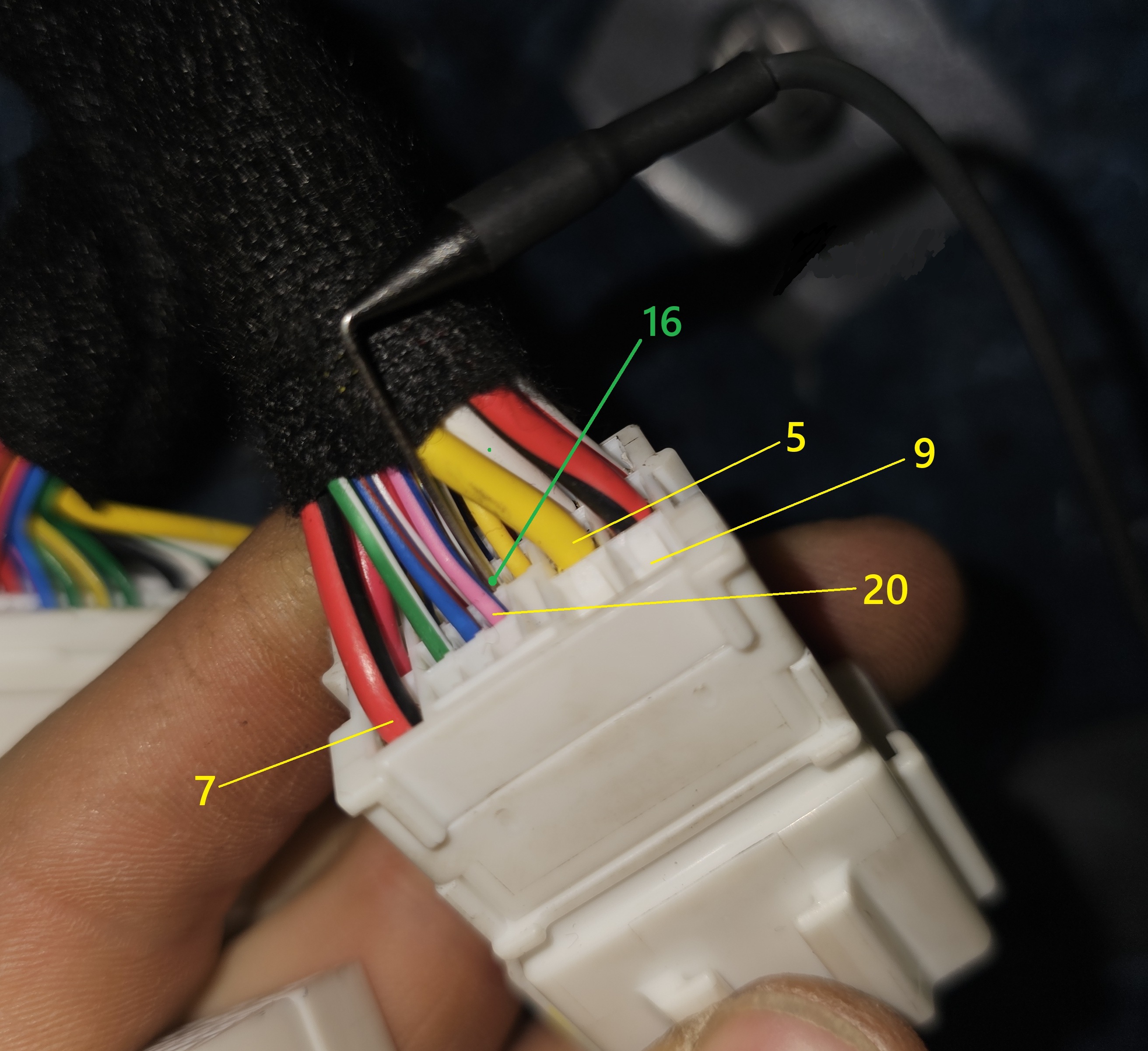 Pin 16 location identified